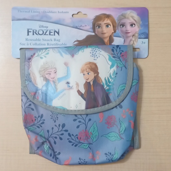 $5 Frozen Elsa Anna Reusable Snack Bag School Lunch - Picture 1 of 7